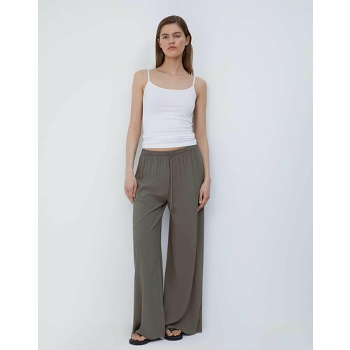 фото Брюки палаццо gloria jeans, размер xl/170 (52-54), хаки