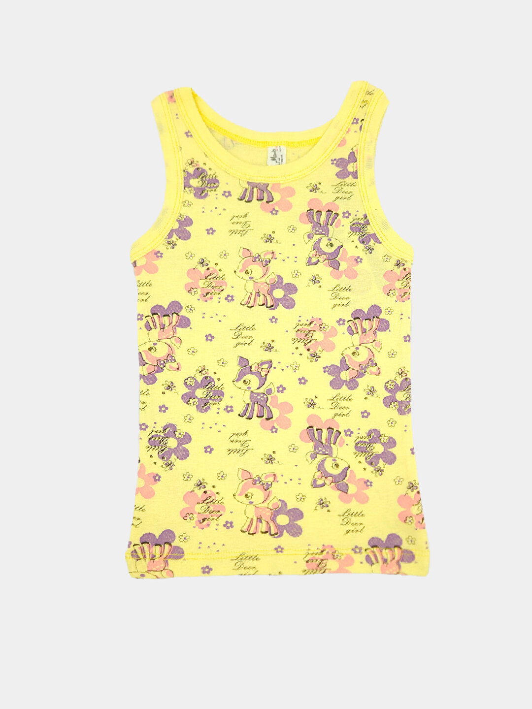 Майка Maula, размер 4-5, лимонный — фото 1