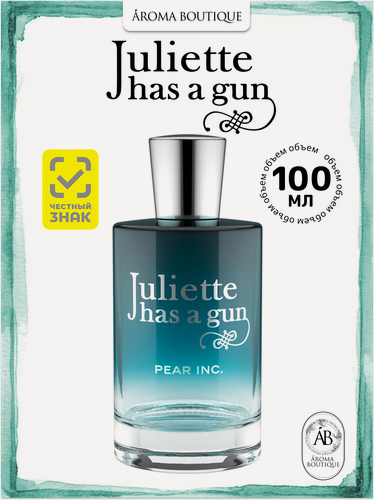 Изображение товара Парфюмерная вода Juliette Has A Gun "Pear Inc", Eau De Parfum, унисекс, 100 мл