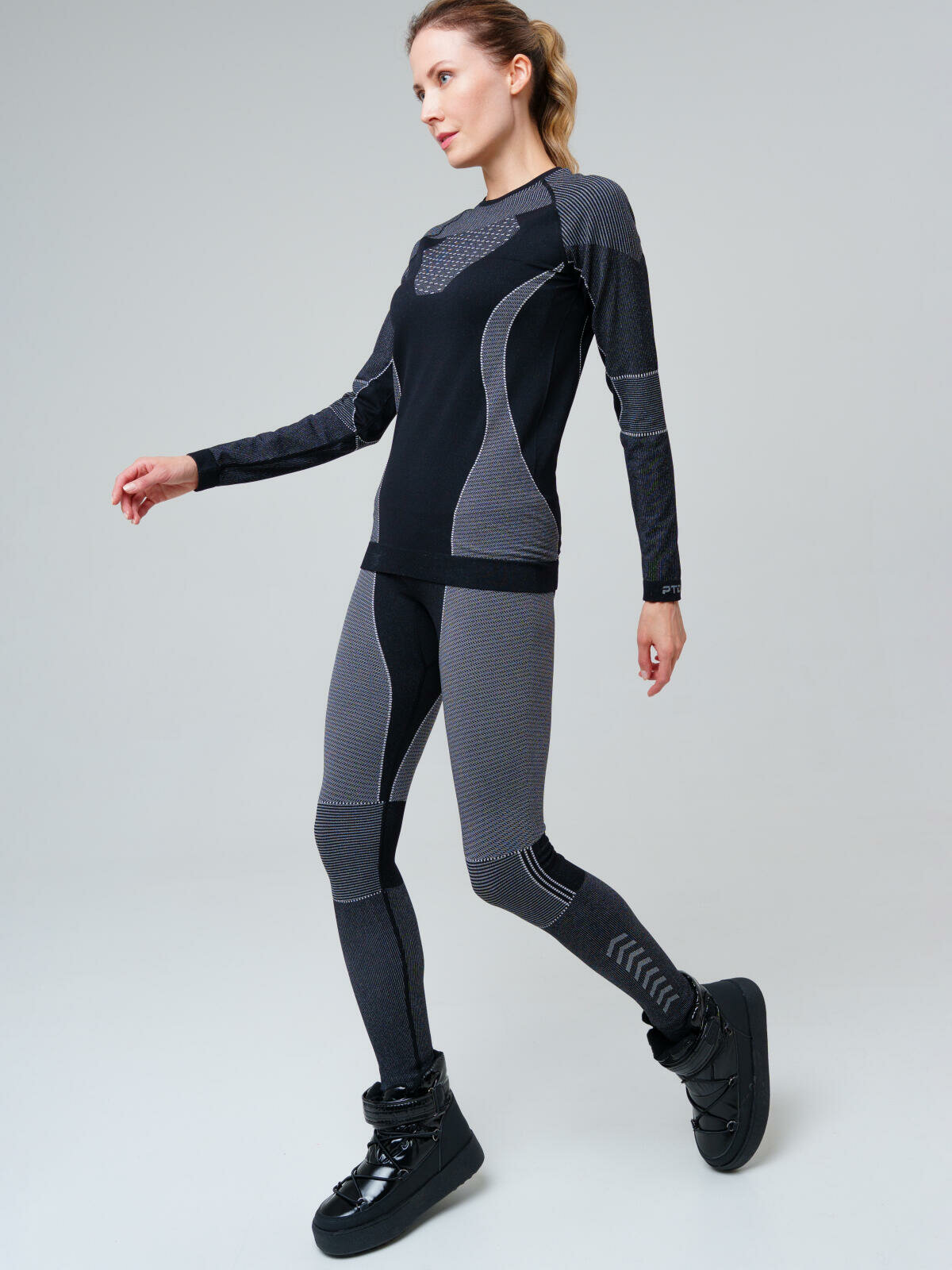 Комплект термобелья playToday размер S-M черный