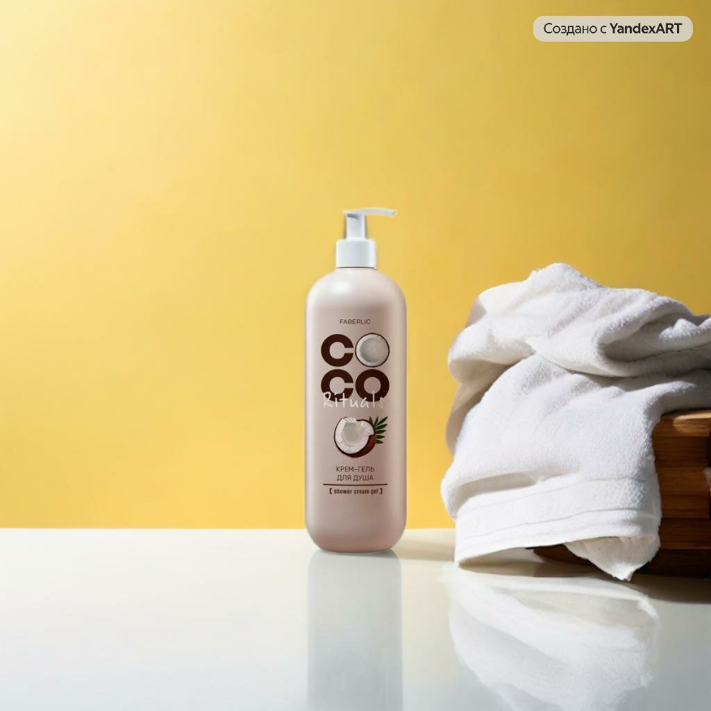 Крем-гель для душа Coco Rituals, гель для душа, гель для душа, шампунь для душа