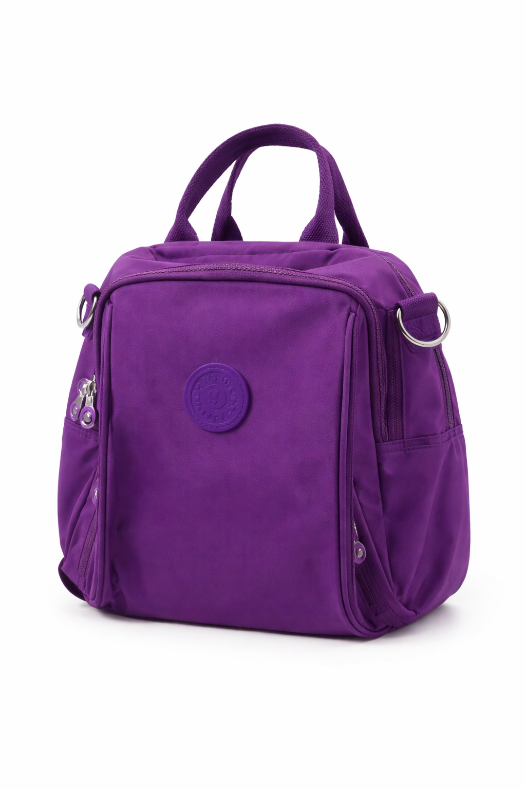 Женский мини рюкзак повседневный дорожный из нейлона, цвет фиолетовый