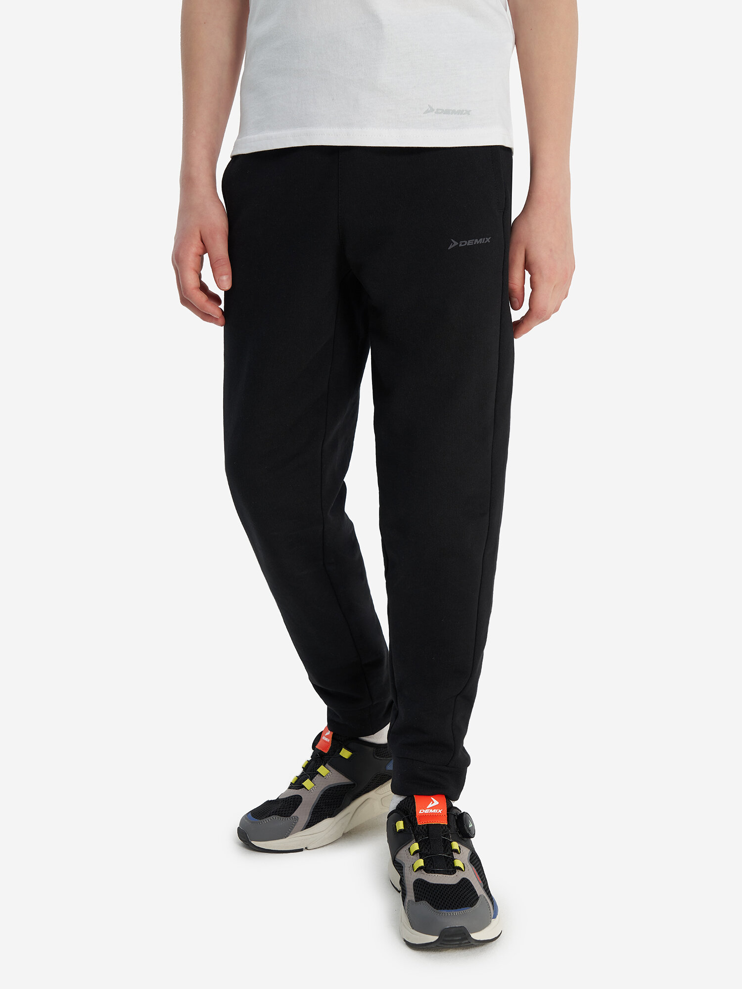 Брюки Demix, размер 146-152, черный — фото 1