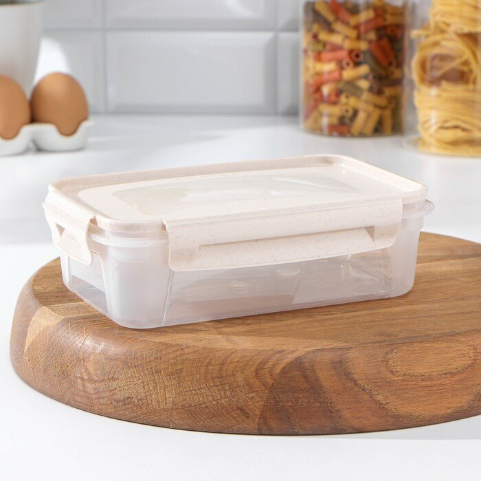 Контейнер пищевой Lock&Ok 750 мл 18.6×12.2×5.5 см микс