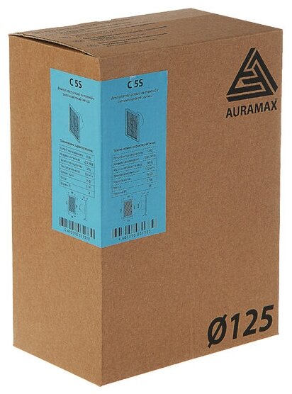 Вентилятор D125 C 5S с антимоскитной сеткой AURAMAX - фотография № 10