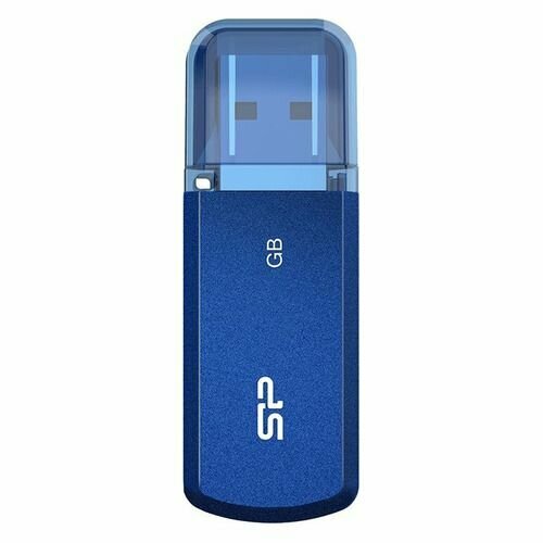 usb флешка 128gb silicon power helios 202 blue usb 3 2 gen 1 usb 3 0 Флешка USB Silicon Power Power Helios 202 32ГБ, USB3.0, синий [sp032gbuf3202v1b]