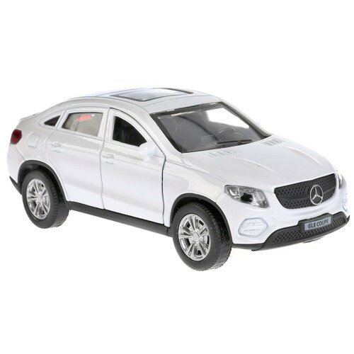 Легковой автомобиль ТЕХНОПАРК Mercedes-Benz Gle Coupe GLE-COUPE-GY/WT/BE 1:41, 12 см, белый легковой автомобиль технопарк mercedes benz gle coupe спорт gle coupe s 1 32 12 см красный