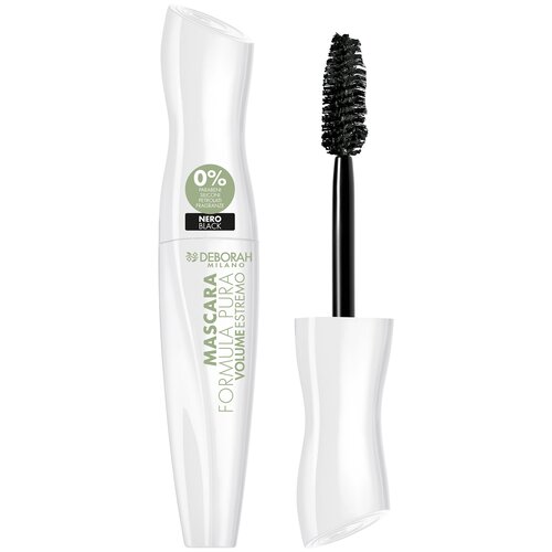 DEBORAH Тушь для ресниц Formula Pura Volume Estremo, черный deborah тушь для ресниц deborah formula pura mascara volume estremo тон черный