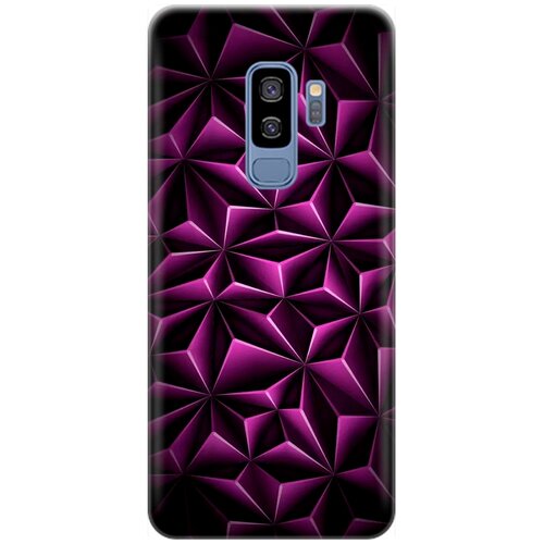 фото Re:pa накладка transparent для samsung galaxy s9 plus с принтом "лиловый узор"