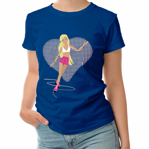 фото Футболка roly, размер l, синий