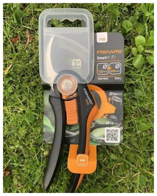 Секатор FISKARS SmartFit P68 1001424 черный - фотография № 10