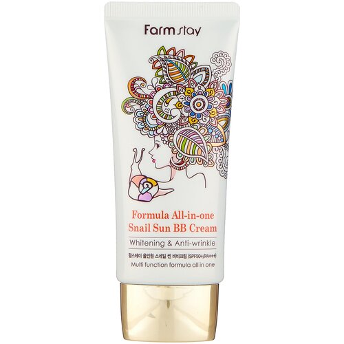 Farmstay ВВ крем с улиткой All in one Snail Sun BB Cream