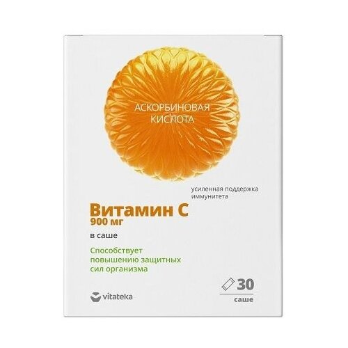 Витамин С 900 без аромата Vitateka/Витатека порошок шипучий саше-пакеты 5г 30шт