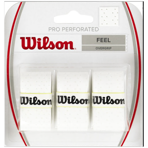 Намотка верхняя Wilson PRO Perforated FEEL 3шт. Белый