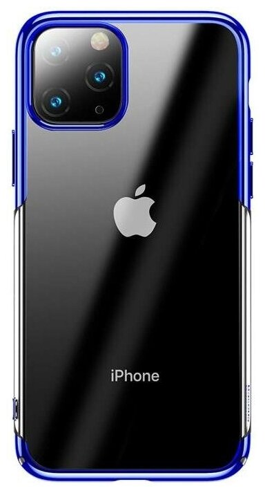Чехол-накладка Baseus (WIAPIPH65S-DW03) для iPhone 11 Pro Max (Blue) - фото №8
