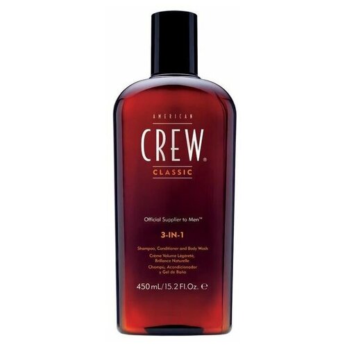 American Crew Classic 3 in 1 - Шампунь, кондиционер и гель для душа 450 мл гель для душа шампунь и кондиционер american crew 3 in 1 tea tree 250 мл