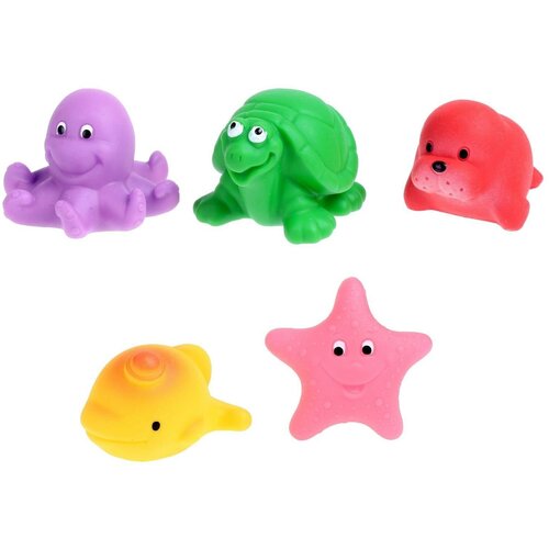 Набор резиновых игрушек для купания №3