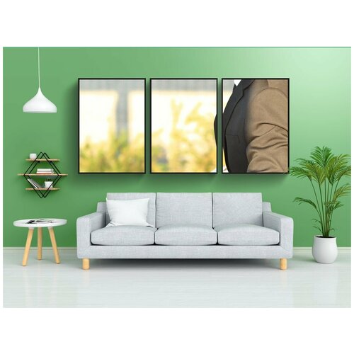 фото Набор модулных постеров для интерьера "бизнес, человек, люди" 60x90 см. в тубусе, без рамки lotsprints