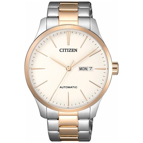 наручные часы citizen automatic коричневый белый Наручные часы CITIZEN Automatic, белый