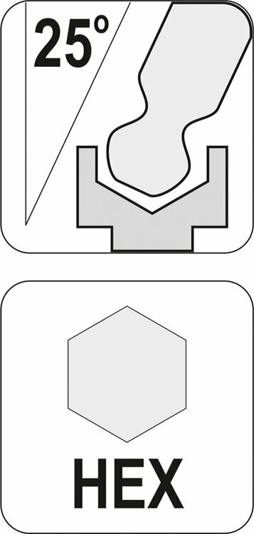 YATO YT05585 Ключ торцевой L-образный HEX H2,5 с шаром, 100мм с эргономичной ручкой - фотография № 5
