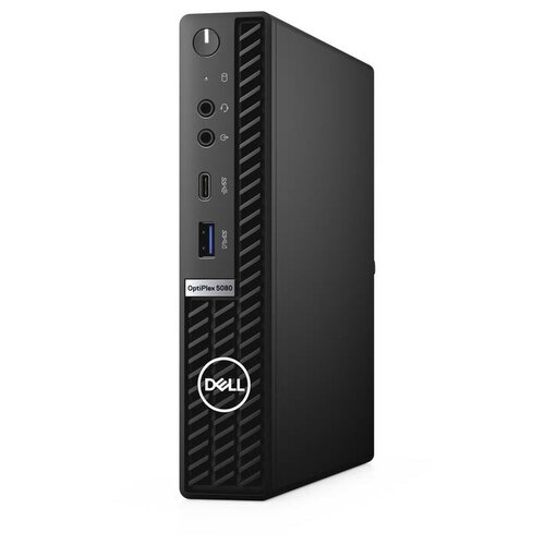 фото Настольный компьютер dell optiplex 5080 micro (5080-6444) intel core i5-10500t/8 гб/256 гб ssd/intel uhd graphics 630/linux черный