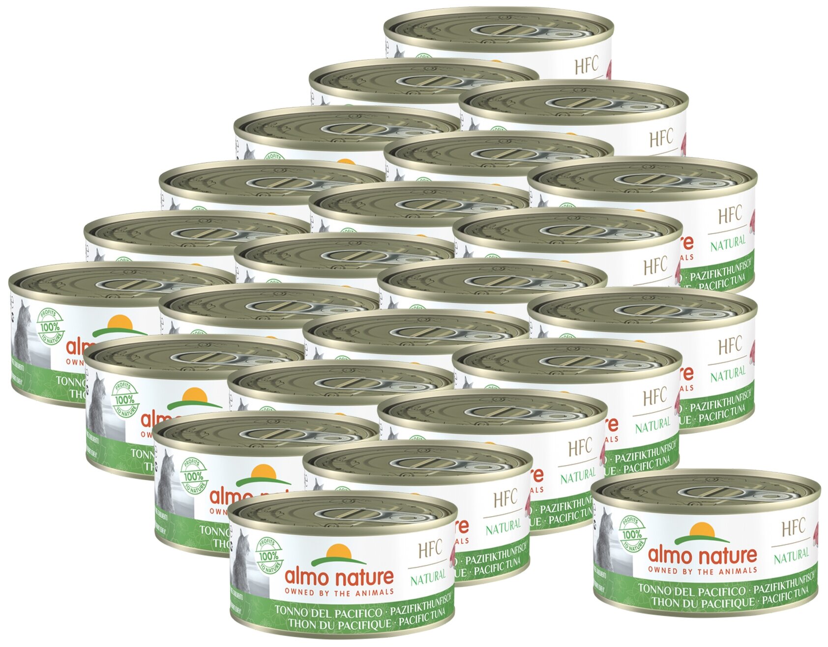 Almo Nature Консервы для Кошек с Тихоокеанским Тунцом (HFC - Natural - Pacific Tuna) 0,15 кг х 24 шт.