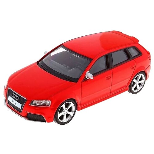 Купить Машина металлическая RMZ City 1:43 Audi RS3 Sportback без механизмов, 10х4, 17х3, 26 см (444011), красный, металл-пластик