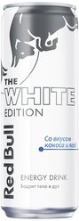 Энергетический напиток Red Bull The White Edition Кокос и ягоды, 0.355 л, 24 шт.