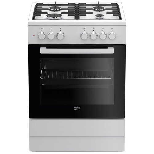 Комбинированная плита Beko FSM 62120 DW, белый газовая плита beko fsm 62330 dwt