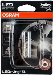 Светодиодные лампы Osram C5W 36мм LEDRIVING Premium 6000K 12V Cool White/Холодный  белый 1шт (6498CW-01B) — купить по низкой цене на Яндекс Маркете