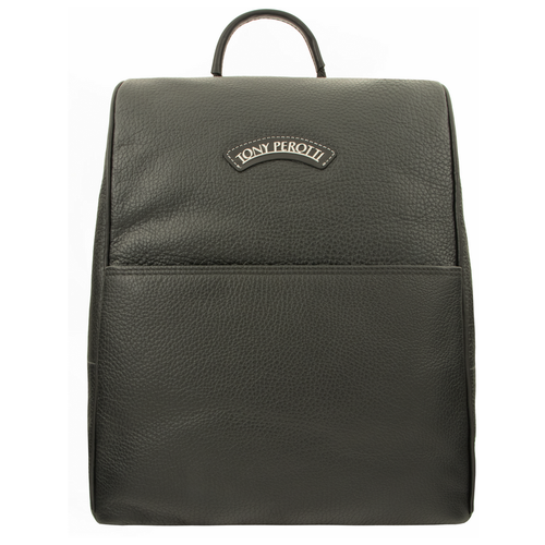 фото Рюкзак tony perotti stars, женская, натуральная кожа, чёрный, 254462/1