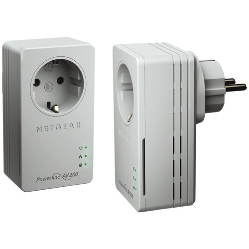 Комплект PLC адаптеров NetGear Powerline AV 200 Nano Set 350000₽