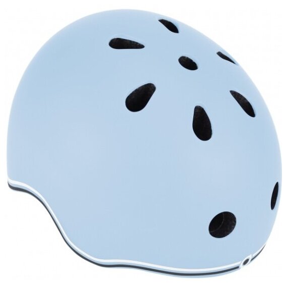 Шлем защитный Globber Go Up Lights XXS/XS (45-51см), пастельно-синий
