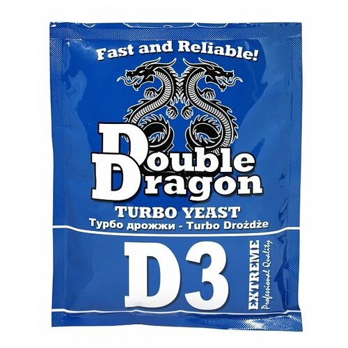Спиртовые турбо дрожжи DoubleDragon D3 Extreme Turbo, 92 г
