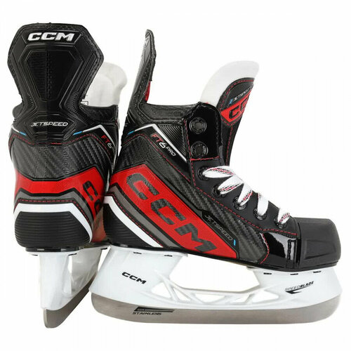 коньки хоккейные ccm jetspeed ft475 sr regular черный Коньки хоккейные CCM SK Jetspeed FT6 Pro YTH (12.5 REGULAR)