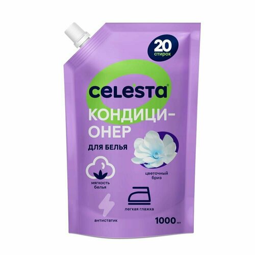 CELESTA кондиционер 1л цветочный бриз(дой-пак)