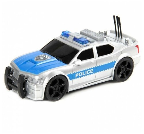 Легковой автомобиль WenYi Полиция (WY500B) 1:20, 18.5 см, серебристый