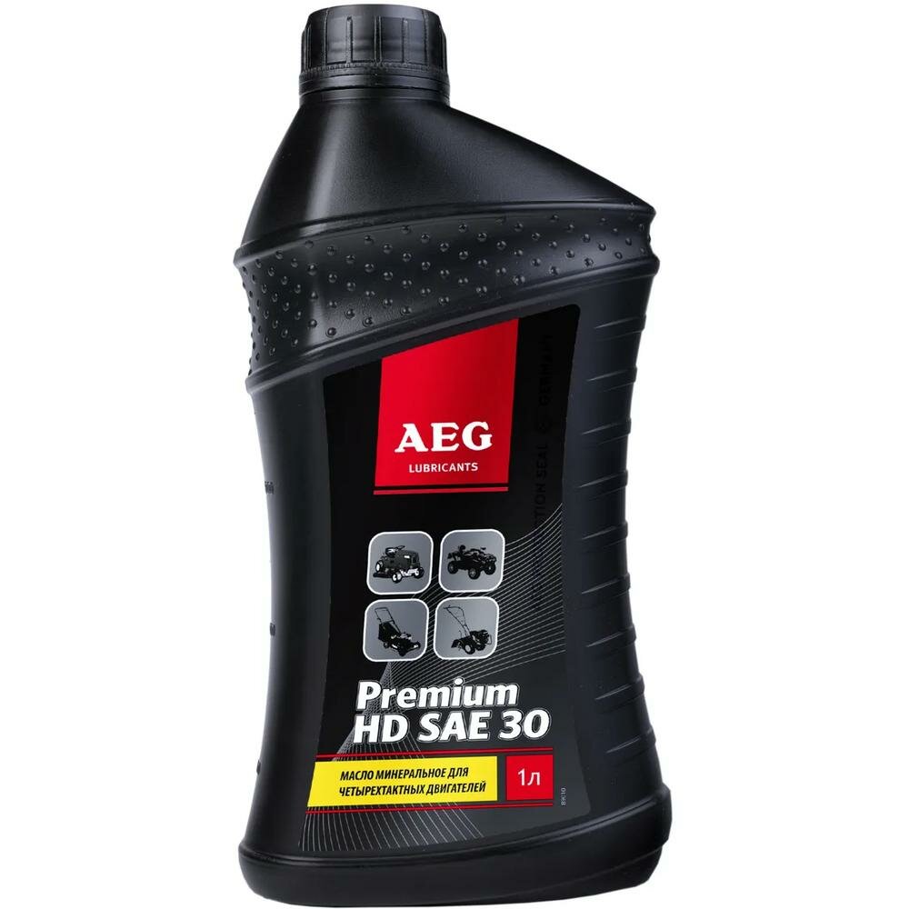 Масло моторное AEG 4-х т минеральное 600мл Premium HD SAE 30 06 литра