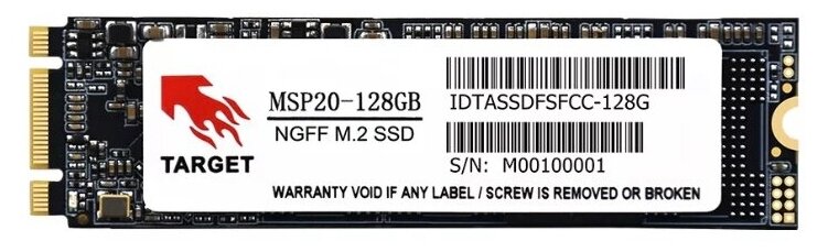 Твердотельный накопитель TARGET SSD M.2 128gb