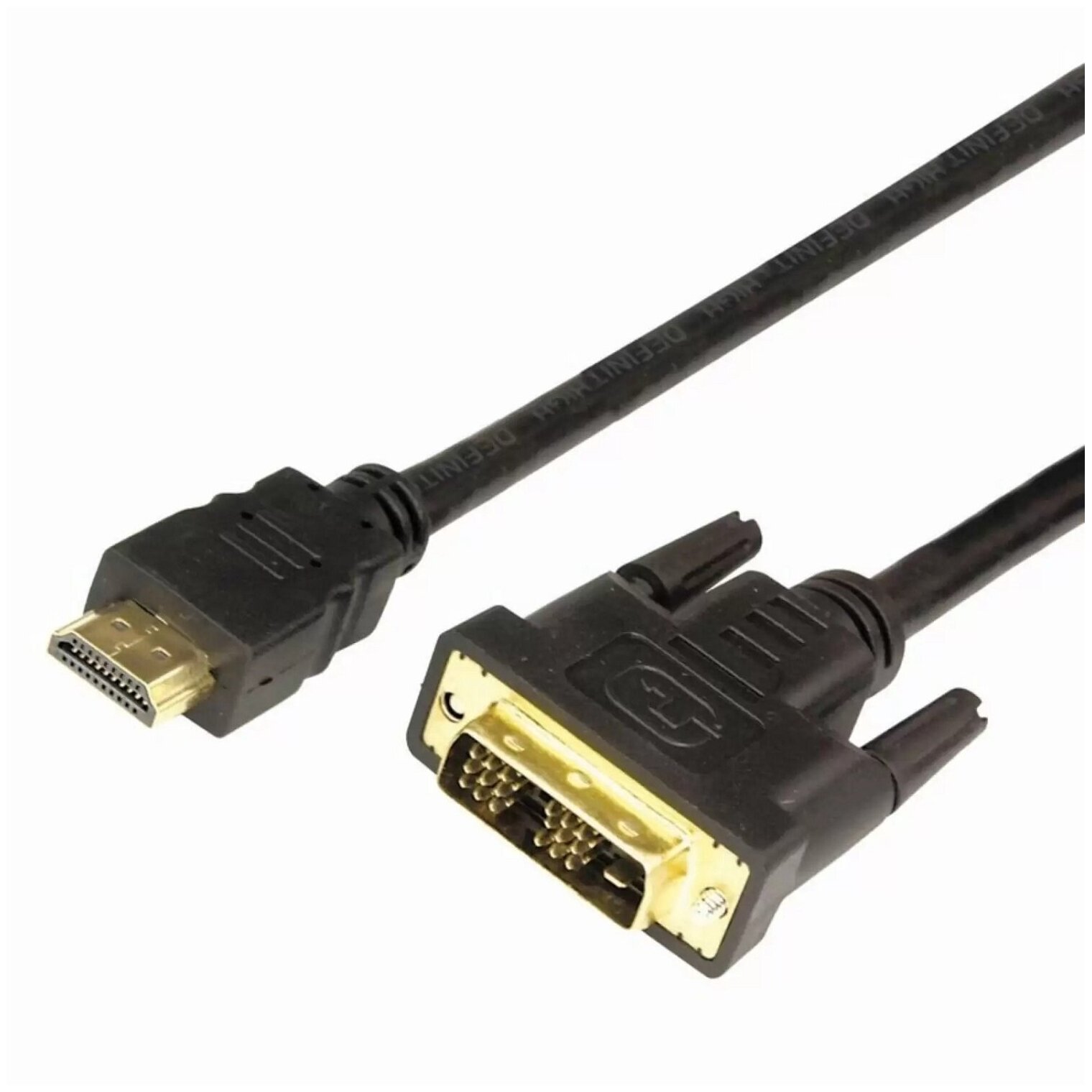 Кабель Rexant HDMI - DVI-D 2m Gold 17-6304