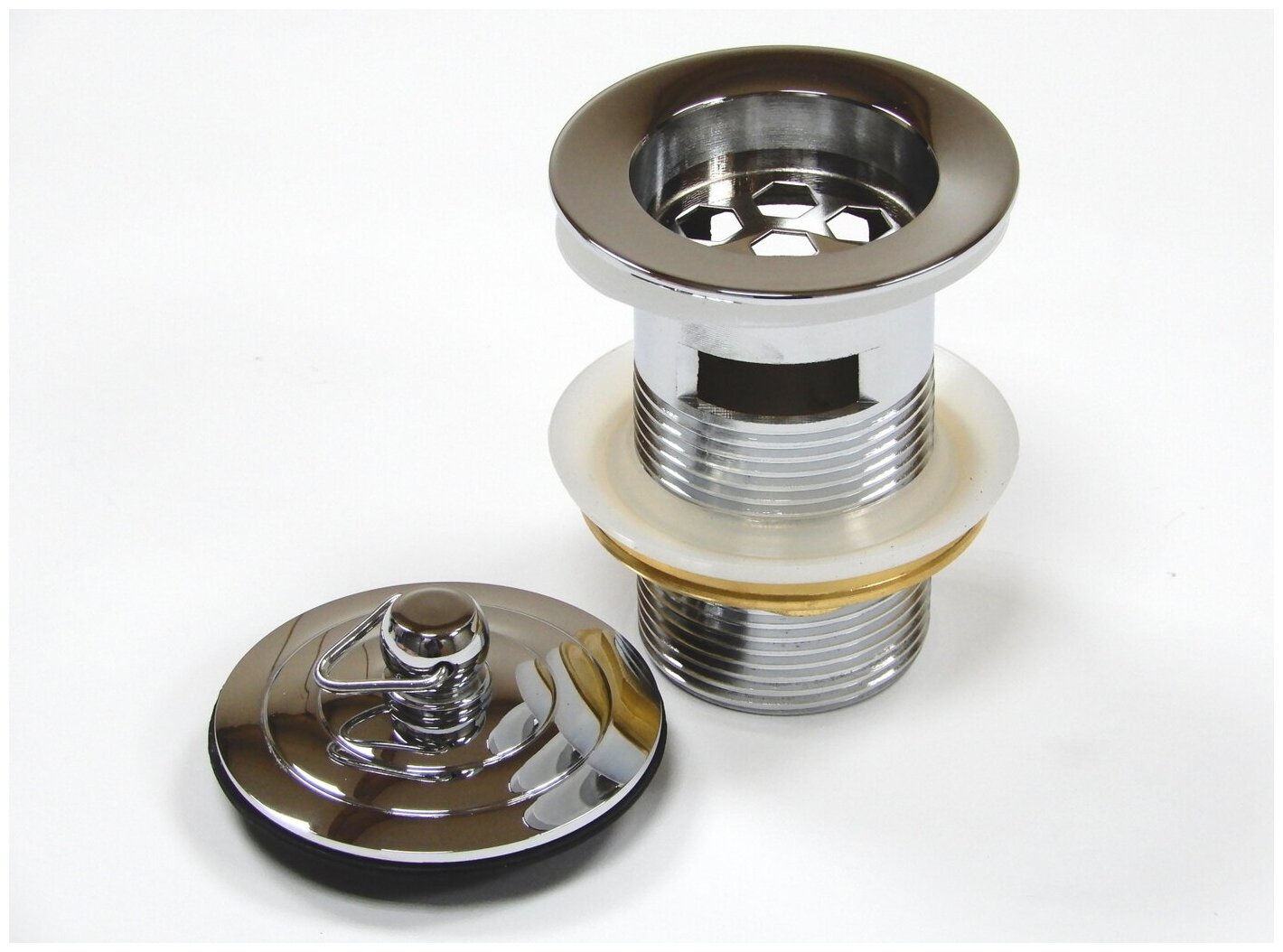 Переливы для раковины AICITY К0364 хром — купить по низкой цене на ...