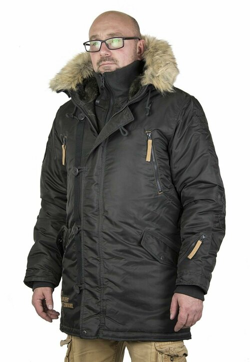 куртка Apolloget зимняя, размер M, серый