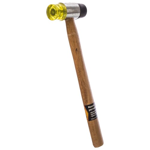 Молоток рихтовочный, бойки 35 мм, комбинированная головка, деревянная ручка, SPARTA 108305