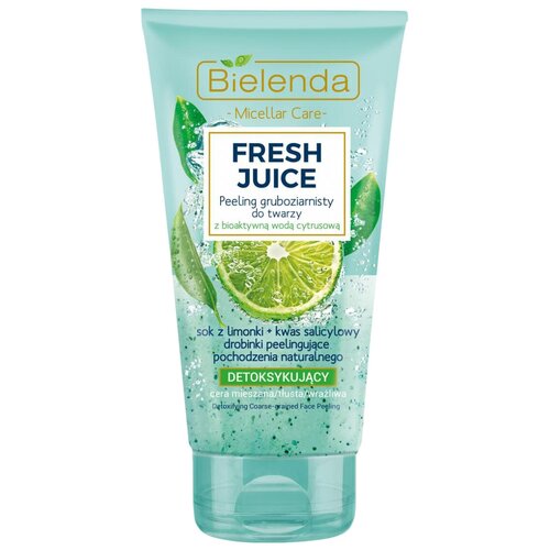 bielenda_fresh juice_скраб детоксифицирующ.интенс.лайм 150гр 91D008