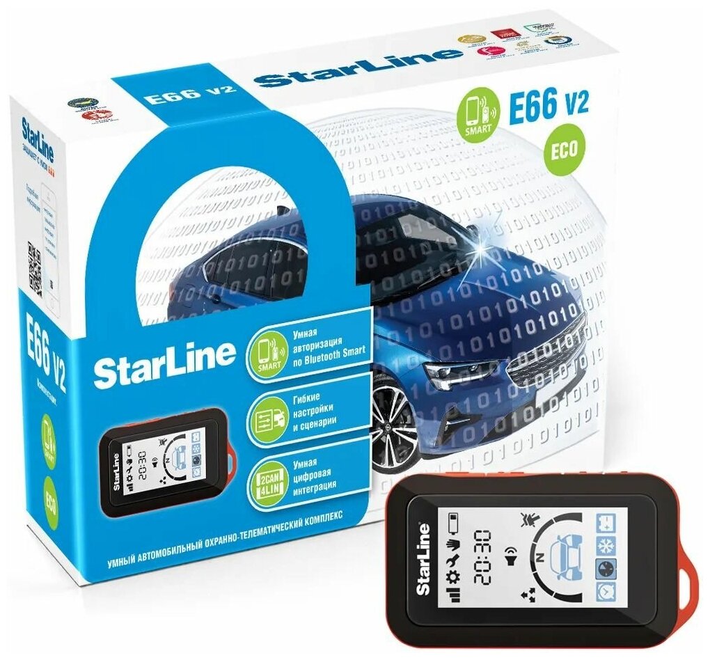 StarLine E66 V2 BT ECO 2CAN4LIN