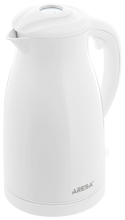 Чайник Aresa AR-3457 (1,5 л,1630 Вт,двойные стенки,STRIX,датчик температуры воды в крышке)белый - фотография № 3