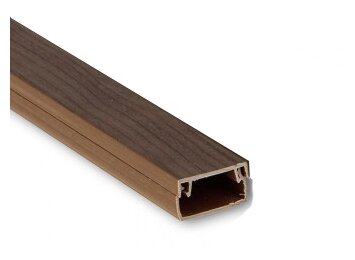 Кабель-канал 40х16 L2000 пластик Plast темн. дер. EKF kk-40-16d