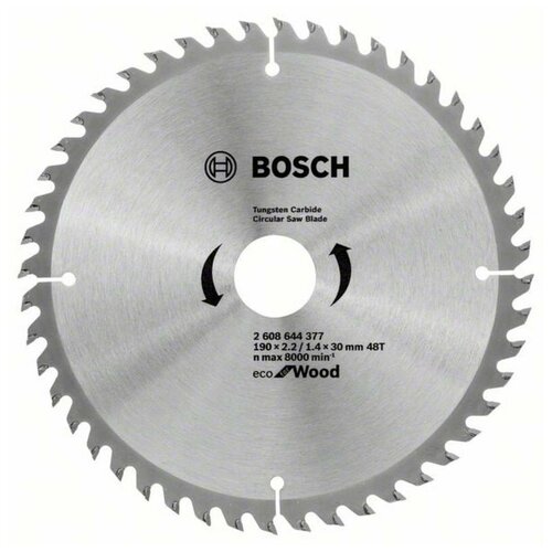 Bosch 2608644614 Пильный диск ECO 190x30 мм, 48T, 10 шт.