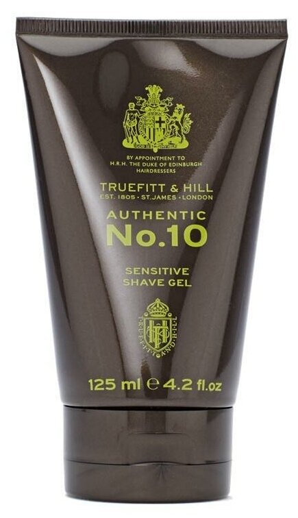 Гель для бритья Authentic №.10 Truefitt & Hill, 125 мл