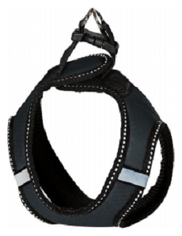 Шлейка Saival Соты №7 для собак черная L (обхват груди 46-52см) - фотография № 2